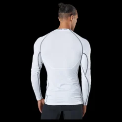 Nike Pro Dri-FIT Men's Tight Fit Long-Sleeve Top WHITE/BLACK/BLACK Vit Discount
