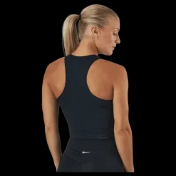 Nike Pro Dri-fit Women’s Cropped Gr Black/white Svart Discount
