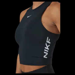 Nike Pro Dri-fit Women’s Cropped Gr Black/white Svart Discount