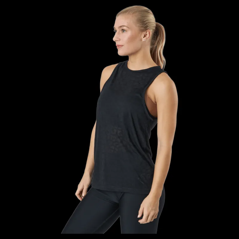 Outlet Nike Pro Dri-fit Women’s Printed Ta Black/clear Svart