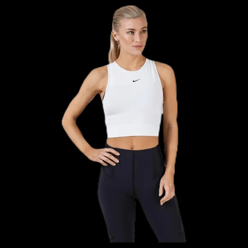 Nike Pro HyperCool Tank White/Grey Vit Sale