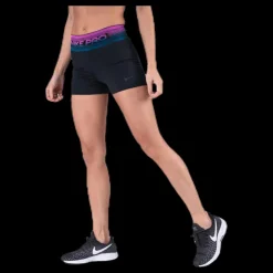 Nike Pro 3in Veneer Excellent Short Black/Grey Svart Hot