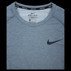 Best Nike Pro LS Top Grey Blå