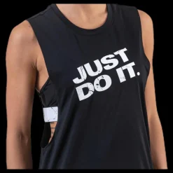 Hot Nike Pro Marble Grx Loose Tank White/Black Svart