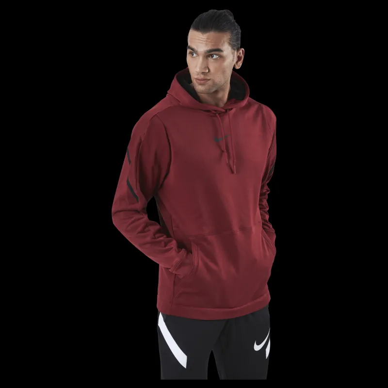 Nike Pro PO Hoodie 2.0 Patterned Röd Clearance
