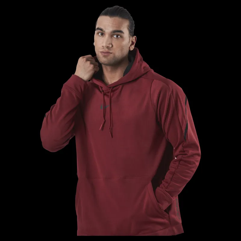 Nike Pro PO Hoodie 2.0 Patterned Röd Clearance