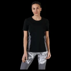 Discount Nike Pro Short-Sleeve Top Black/Grey Svart