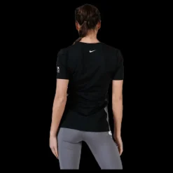 Discount Nike Pro Short-Sleeve Top Black/Grey Svart