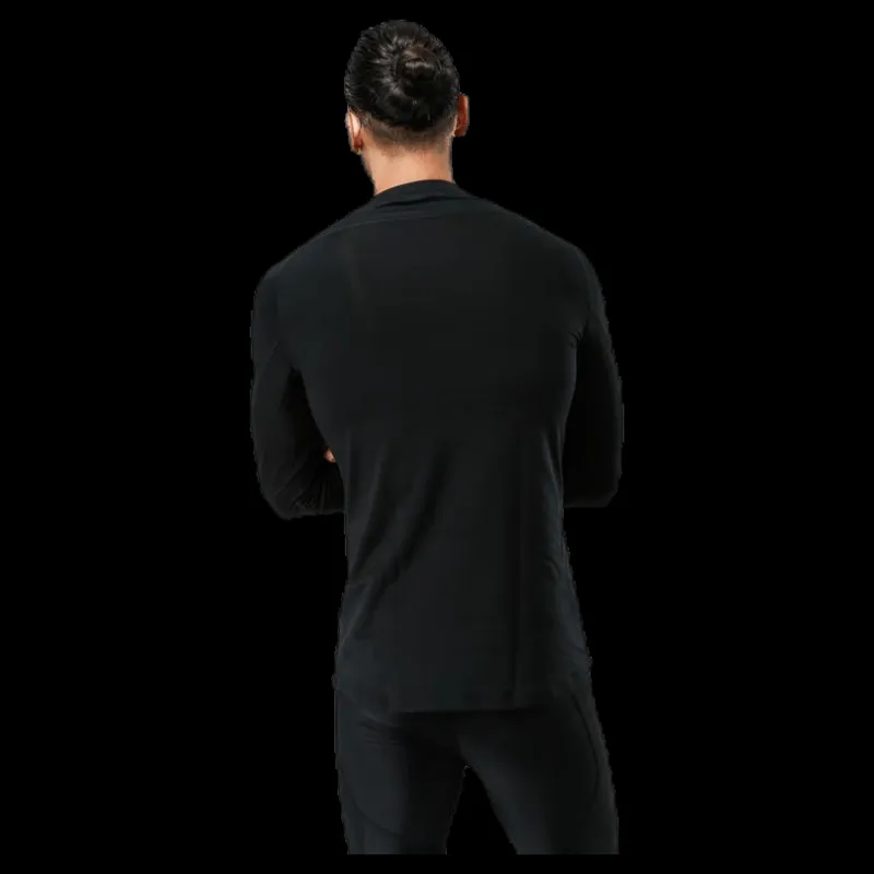 Outlet Nike Pro Therma Top LS Black Svart