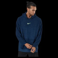 Nike Pro Therma-fit Adv Men's Fleec Obsidian/court Blue/volt Blå Clearance