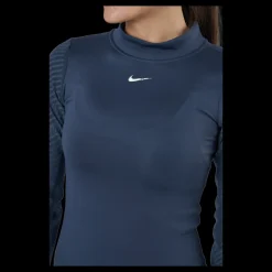 Nike Pro Therma-fit Adv Women's Lon Thunder Blue/metallic Silver Blå New