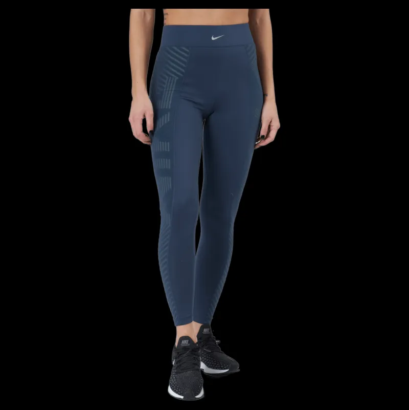 Nike Pro Therma-fit Adv Women's Hig Thunder Blue/metallic Silver Blå Online