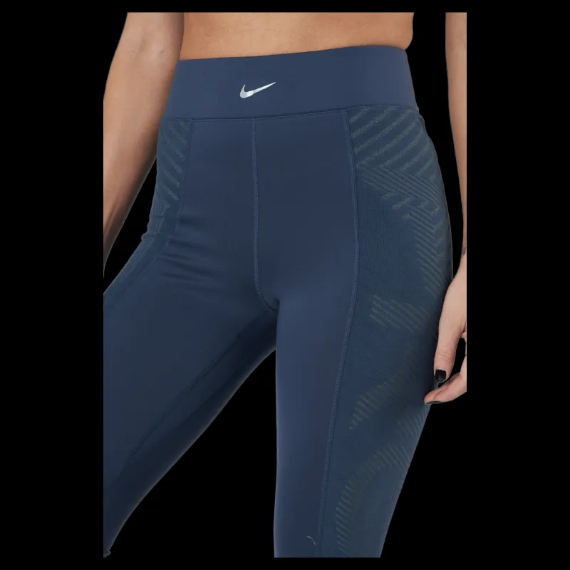 Nike Pro Therma-fit Adv Women's Hig Thunder Blue/metallic Silver Blå Online