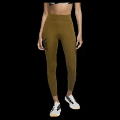 New Nike Pro Tight 7/8 Trompe L Black/Green Brun