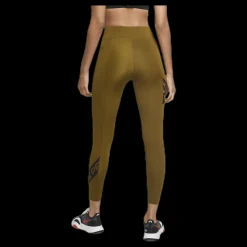 New Nike Pro Tight 7/8 Trompe L Black/Green Brun