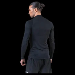 Clearance Nike Pro Top LS White/Black Svart