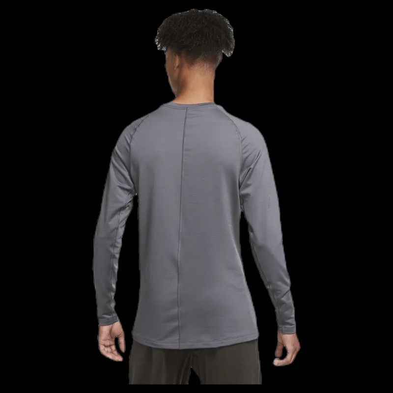 New Nike Pro Warm LS Top Black/Grey Grå