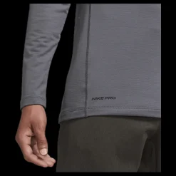 New Nike Pro Warm LS Top Black/Grey Grå