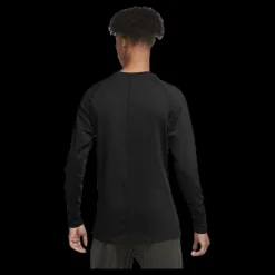 Discount Nike Pro Warm LS Top White/Black Svart