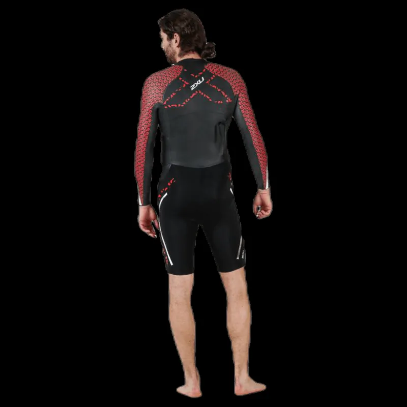 2XU Pro-Swim Run Pro Wetsuit Black/Red Svart och Röd