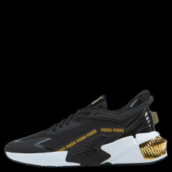 Puma Provoke Xt Ftr Moto Wn's Black- Team Gold Svart Outlet
