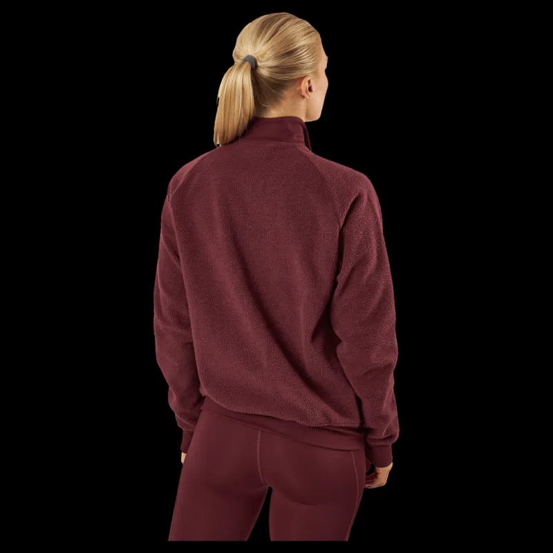Discount Puma Fit Sherpa Jacket Aubergine- Black Röd