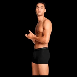 Puma Men Everyday Basic Boxer Black / Phantom Svart Discount