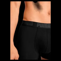 Puma Men Everyday Basic Boxer Black / Phantom Svart Discount