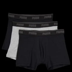Clearance Puma Men Everyday Basic Boxers Grey Combo Svart