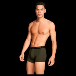 Clearance Puma Men Everyday Basic Boxer Forest Night Tonal Svart