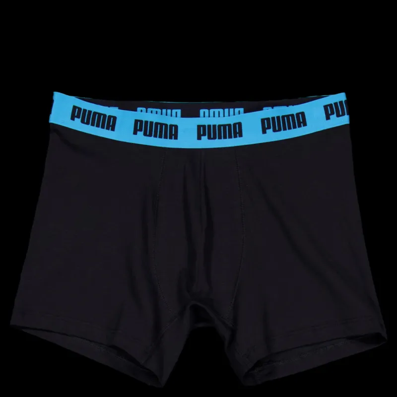 Puma Men Everyday Boxer 3p Black Pop Svart New