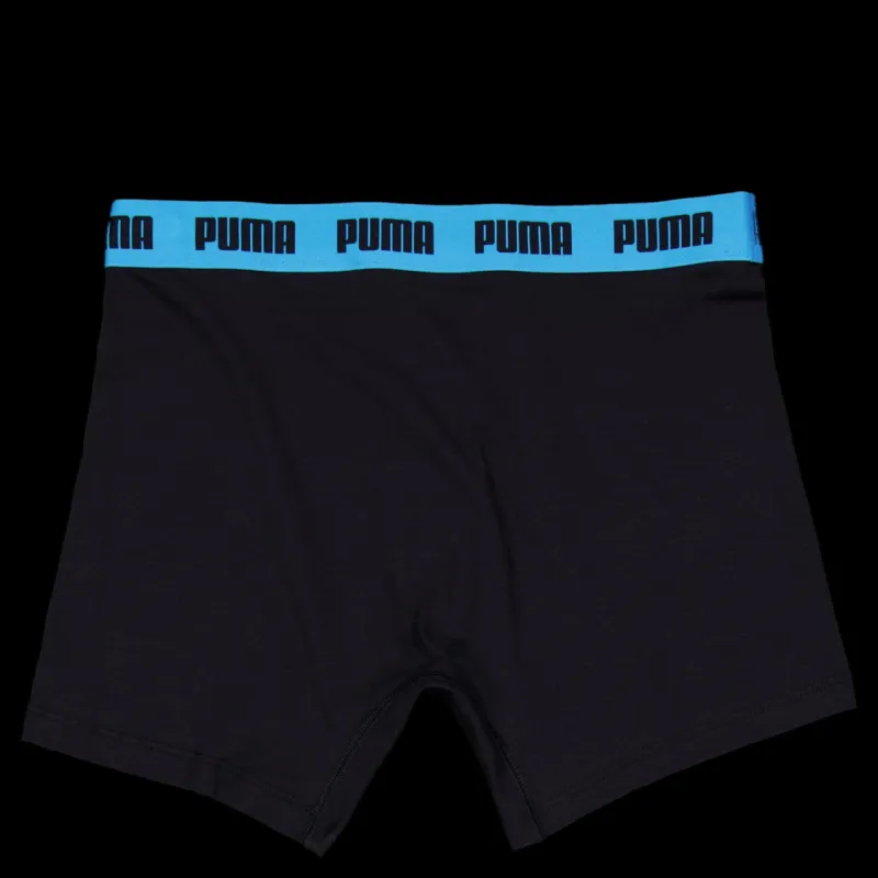 Puma Men Everyday Boxer 3p Black Pop Svart New