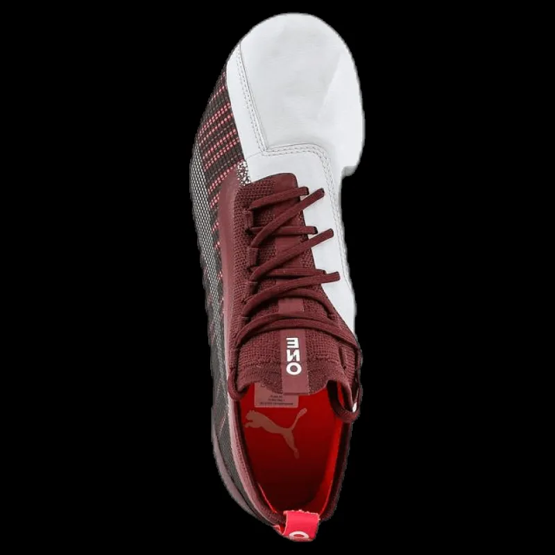 Puma One 5.1 FG/AG Wns White/Red Vit och Röd
