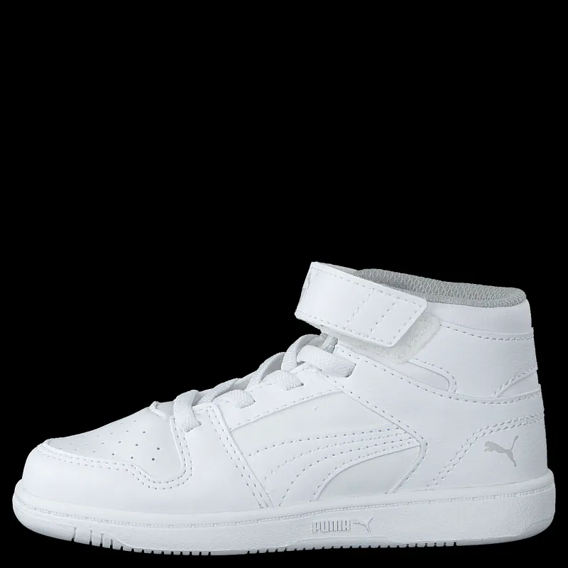 Discount Puma Rebound Layup Sl V Inf White- Black-gray Violet Vit