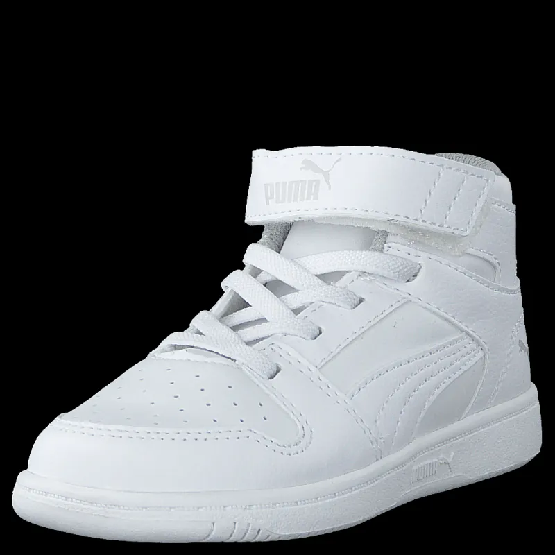 Discount Puma Rebound Layup Sl V Inf White- Black-gray Violet Vit