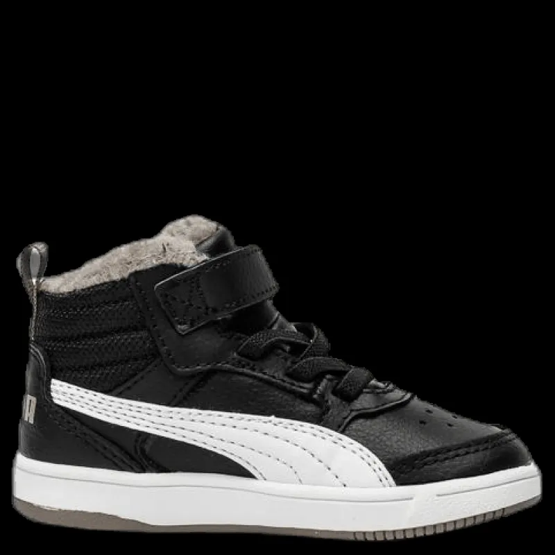 Hot Puma Rebound Street v2 Fur V Inf Black Svart