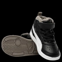 Hot Puma Rebound Street v2 Fur V Inf Black Svart