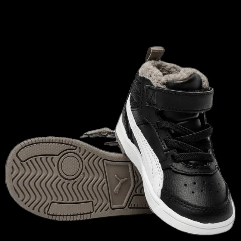 Hot Puma Rebound Street v2 Fur V Inf Black Svart
