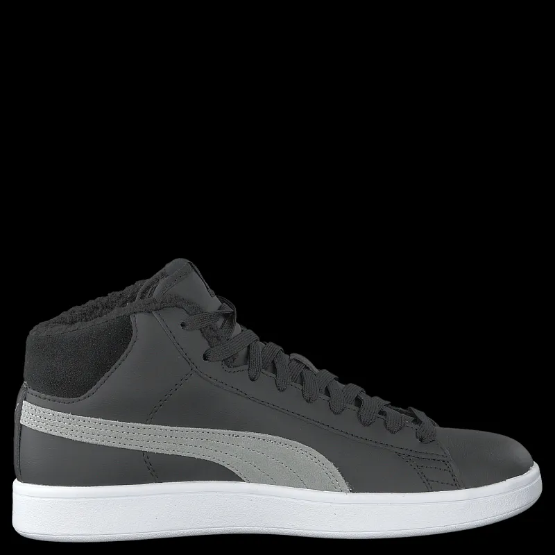 Puma Smash V2 Mid Wtr L Black-quarry Grå Clearance