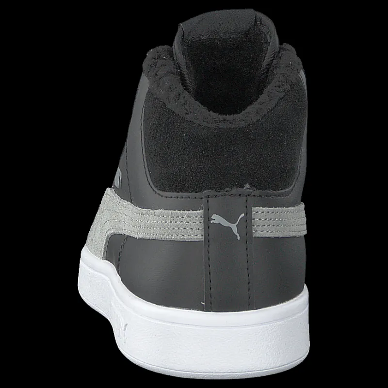 Puma Smash V2 Mid Wtr L Black-quarry Grå Clearance