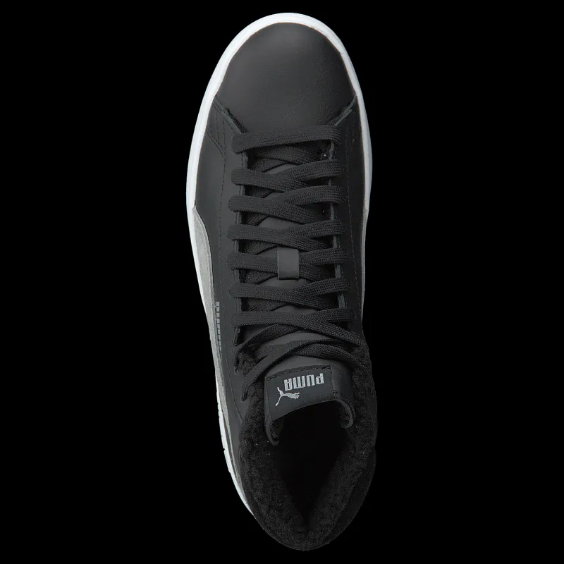 Puma Smash V2 Mid Wtr L Black-quarry Grå Clearance