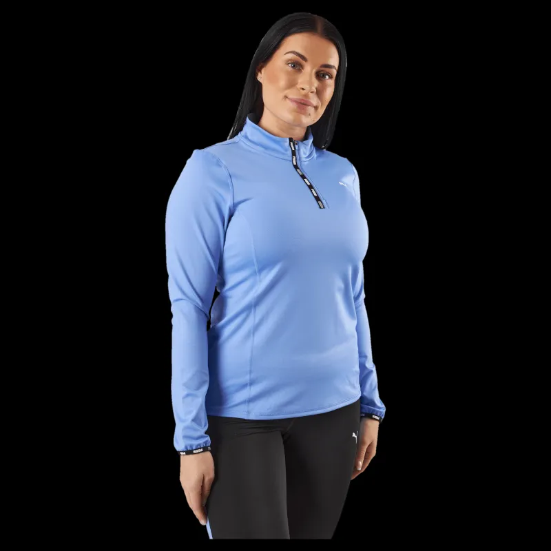 Puma Strong 1/4 Zip Elektro Purple Blå Clearance