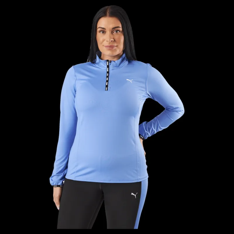 Puma Strong 1/4 Zip Elektro Purple Blå Clearance