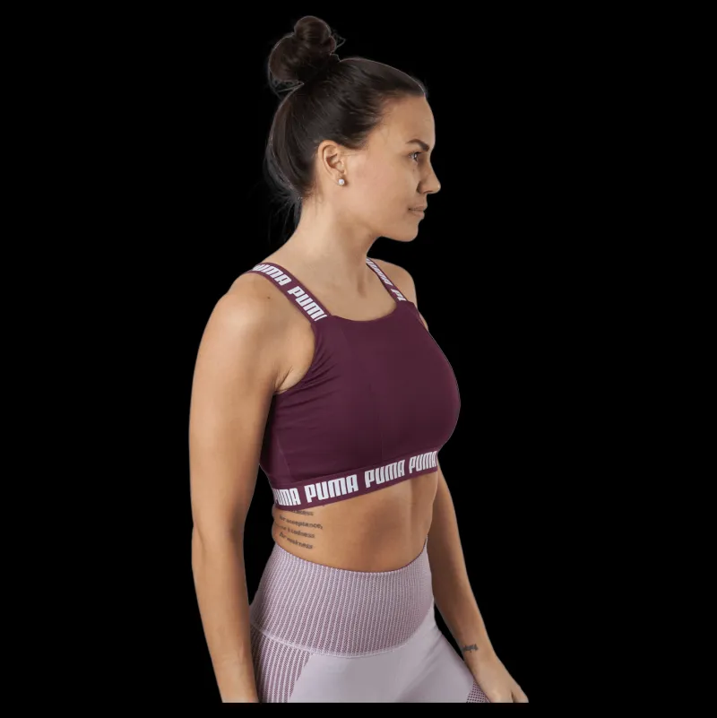 Outlet Puma Strong Crop Top Grape Wine Lila
