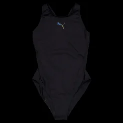 Clearance Puma Swim Women Raceback Swims Black Svart