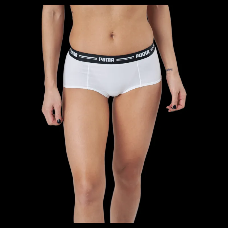 Sale Puma Women Mini Short 2p Pack White / White Vit