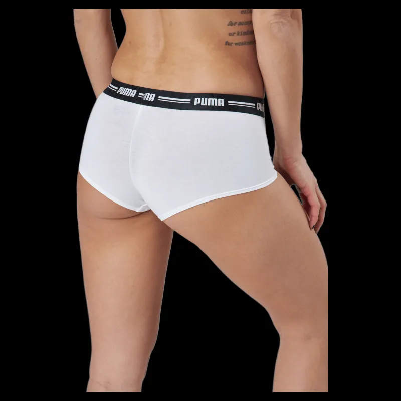 Sale Puma Women Mini Short 2p Pack White / White Vit
