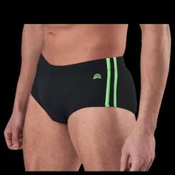 Outlet Aquarapid Punky Swim Trunks Briefs Black Svart
