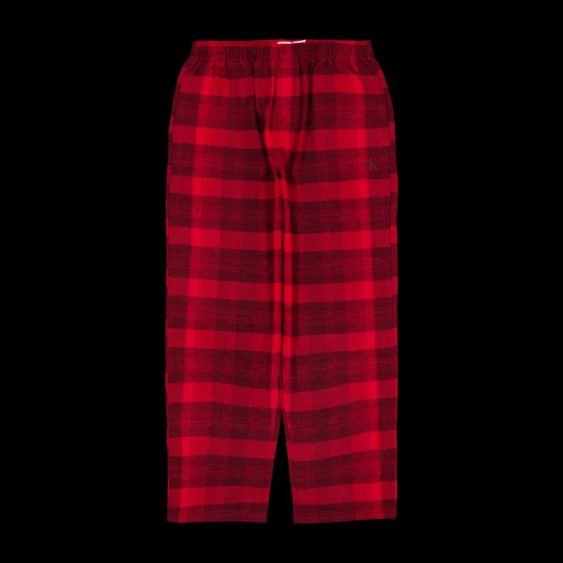 Calvin Klein Pure Flannel Sleep Pant Red Röd Online