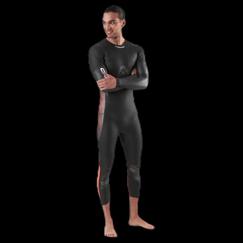 Outlet Head PURE Fullsuit 3.0,5 Black Svart